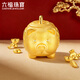 六福珠寶足金金豬存錢(qián)罐黃金擺件存金豆子紀念品送禮 計價(jià) L11TBGA0001A 14.17克(含工費1700元) 大版