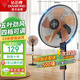 鉆石牌電風(fēng)扇家用落地扇辦公室立式風(fēng)扇客廳大風(fēng)量定時(shí)機械搖頭風(fēng)扇FS-40-1