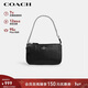蔻馳（COACH）【品牌直供】女士小號手提手拿包腋下包麻將包黑色CN382