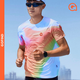 果凡【新款上市】炫彩多巴胺色短袖專(zhuān)業(yè)跑步短袖透氣速干競賽跑步短袖 炫彩黑-男款 2XL