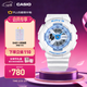 卡西歐（CASIO） BABY-G學(xué)生童款 BA-110BE馬卡龍系列時(shí)尚女士手表送女友 禮物 BA-110XBE-7APR