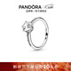 潘多拉（PANDORA）[女神節禮物]時(shí)刻閃耀戒指925銀高級優(yōu)雅簡(jiǎn)約透明寶石皇冠戒指 聯(lián)系客服 了解尺碼 54MM（建議110-120斤）