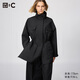 優(yōu)衣庫合作款/女裝休閑短大衣483037 09 黑色 XL