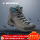 SCARPA思嘉帕戶(hù)外鞋登山鞋岡仁波齊專(zhuān)業(yè)防水防滑耐磨高幫穿越版徒步鞋 男款-鯊魚(yú)灰拼藍色 大一碼拍 防偽標識 剪斷損毀 概不退換 41