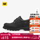 卡特（CAT）休閑皮鞋工裝鞋男鞋25季新品男士固特異結構耐磨牛皮革休閑工鞋 黑色 41