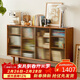 香木語(yǔ)實(shí)木書(shū)架書(shū)柜客廳落地矮柜防塵家用書(shū)房置物架儲物柜隔斷