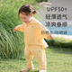 nest designs兒童戶(hù)外親膚透氣涼感夏季男女童UPF50+防曬服短外套 【防曬衣】素玉青 UPF50+ 100 cm （建議身高90-102cm）