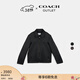 蔻馳（COACH）【禮物】奧萊男士皮革夾克外套寬松舒適黑色 黑色 M