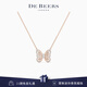 DE BEERS 戴比爾斯 Portraits of Nature butterfly 18K玫瑰金鉆石項鏈 18K玫瑰金鉆石項鏈 45