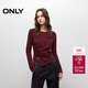 ONLY 2025秋季不對稱(chēng)抽繩舒適正肩圓領(lǐng)長(cháng)袖T恤女|125302013