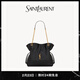 YSL圣羅蘭 女士JAMIE SHOPPING小號羊皮革托特包 黑色 U