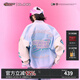 BJHG【飛天小女警聯(lián)名】不計后果粉色棒球服女款春季潮牌美式夾克外套 泡泡藍 S