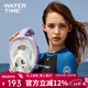 WATERTIME潛水鏡浮潛全面罩成人潛水面罩近視全干式游泳呼吸潛水裝備 柔霧紫 S/M(小號)