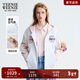 Teenie Weenie小熊女裝衛衣2025年秋季新款活力少女感拼接連帽外套 粉色 L