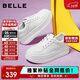 百麗簡(jiǎn)約厚底小白鞋休閑增高板鞋B2597BM5 白色 36
