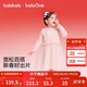 巴拉巴拉童裝女童連衣裙網(wǎng)紗公主裙拼接紅色新年拜年服女童裙