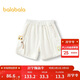 巴拉巴拉嬰兒褲子寶寶工裝風(fēng)短褲2025夏裝薄款男女童時(shí)髦可愛(ài)208225110203