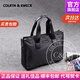 Colrtn Kwecr    男士手提包新款商務(wù)出差公文包大容量休閑單肩包電腦包奢侈品 黑色大號40*29*10