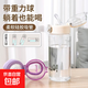 耐高溫塑料水杯硅膠吸管杯子隨手杯帶重力球孕產(chǎn)婦學(xué)生運動(dòng)水壺女 【加厚抗菌-重力球版】純凈白-母嬰級材質(zhì) 650ml