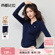 尚都比拉半開(kāi)襟簡(jiǎn)約通勤針織衫女秋季polo領(lǐng)軟糯長(cháng)袖內搭抽繩修身彈力上衣