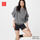 優(yōu)衣庫女裝高彈力運動(dòng)緊身短褲/褲子26春夏新款483295 09 黑色 L