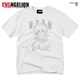 MEDMxEVA NEVER END系列人物半身素描風(fēng)基礎休閑短袖個(gè)性百搭T恤 白色-明日香 2XL