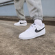 耐克男子透氣平底運動(dòng)鞋春低幫板鞋NIKE COURT VISION LOW DH2987 101白色/黑/白色 42