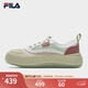 FILA斐樂(lè )女鞋楊冪同款摩登帆布鞋夏季新款水母鞋時(shí)尚輕便休閑鞋 桃色粉/新薄荷綠-CS 37.5