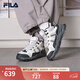 FILA 斐樂(lè )官方女鞋復古運動(dòng)鞋2025冬新款中幫加絨滿(mǎn)天星1S休閑鞋 月巖灰/奶白-TW 38