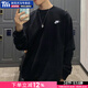 耐克（NIKE）官方 艦店男裝衣服 2026春季新款經(jīng)典運動(dòng)透氣圓領(lǐng)衛衣套頭衫 BV2667-010/黑/白/寬松/薄款/毛圈內里 XL (180/96A)