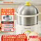 九陽(yáng)（Joyoung）煮蛋器 定時(shí)自動(dòng)斷電 小型不銹鋼多功能便攜式電蒸鍋 雙層煮雞蛋早餐神器GE320B