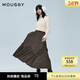 moussy 新法式田園風(fēng)碎花傘裙花邊半身裙女028IAZ31-1011 065花紋棕色 均碼 00020/F