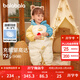 巴拉巴拉童裝嬰兒羽絨服連體衣寶寶衣服冬裝哈衣爬服萌趣男童女童 藍綠41501 90 cm