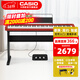 卡西歐（CASIO）電鋼琴EP-S130入門(mén)考級培訓88鍵重錘鍵盤(pán)便攜式兒童成人家用教學(xué) EP-S130+原裝木架三踏板 黑色EP-S130