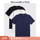 Abercrombie & Fitch經(jīng)典小麋鹿圖案棉質(zhì)3件組合裝重磅短袖T恤25秋季男裝124-5044 海軍藍多色 L (180/108A)