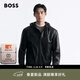 雨果博斯BOSS【羊皮革】 男士26年春季新款羊皮革皮衣 001-黑色 L (50)