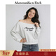 Abercrombie & Fitch美式氣質(zhì)百搭抓絨LOGO一字肩露肩長(cháng)袖衛衣26春新款女裝152-6056 銀灰色 S (165/88A)