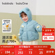 巴拉巴拉童裝寶寶羽絨服男童冬裝女童連帽外套萌趣2025新款面包服外套