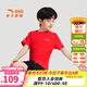 安踏兒童短T男童裝2026年夏季新款國潮印花純棉親膚短袖兒童運動(dòng)T桖 新紅-2 140