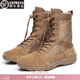 DRUNROCKS君洛克飛魚(yú)輕便作戰靴夏季高幫透氣戰術(shù)靴戶(hù)外沙漠靴D15008 棕色 41 【255】