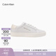 Calvin KleinJeans女士經(jīng)典字母潮流復古百搭ck休閑鞋運動(dòng)鞋小白鞋板鞋禮物 0K8-月光白 36