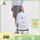 NIKE【滿(mǎn)天星】 JORDAN 耐克AJ雙肩背包大學(xué)生電腦包大容量減負書(shū)包 白色/白色/黑色【滿(mǎn)天星】 4/7【40*25*15cm 約15L】