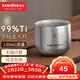 金灶（KAMJOVE）純鈦雙層茶杯 喝茶專(zhuān)用杯子功夫茶主人家用品茗茶具咖啡杯 T-62F 120ml 1個(gè)