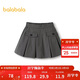 巴拉巴拉女童半身裙2025春短裙兒童格紋百褶裙【商場(chǎng)同款】202125112004
