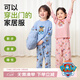 汪汪隊立大功兒童睡衣男女童家居服套裝長(cháng)袖薄款套頭居家睡服淺藍棉J0248 130