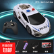 兒童遙控開(kāi)門(mén)警車(chē)玩具變形跑車(chē)可充電四驅高速漂移賽車(chē)5到6歲男孩 遙控開(kāi)門(mén)警車(chē)【白色】
