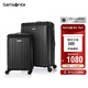 新秀麗（Samsonite）行李箱20英寸+28英寸拉桿箱子母套裝箱旅行密碼箱N(xiāo)X0黑色