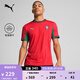 彪馬（PUMA）葡萄牙隊主場(chǎng)球迷版球衣吸濕速干短袖T恤男女運動(dòng)上衣780768 淺紅色-薄荷綠-02 L (180/100A)