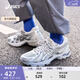 亞瑟士ASICS男鞋跑鞋緩震透氣跑步鞋運動(dòng)鞋舒適回彈 GEL-FLUX CN 淺灰色 41.5
