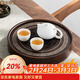 金鑲玉 茶盤(pán)托盤(pán) 實(shí)木竹木家用蓄水式茶臺茶具功夫茶具配件家用簡(jiǎn)約茶盤(pán) 窗花盛水小號25*5